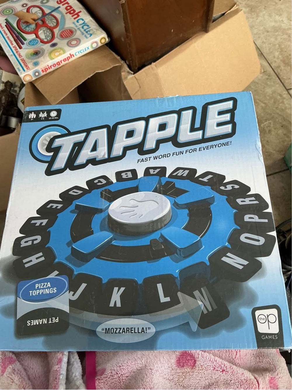 Tapple Fast Word Game Party Edition - Blue